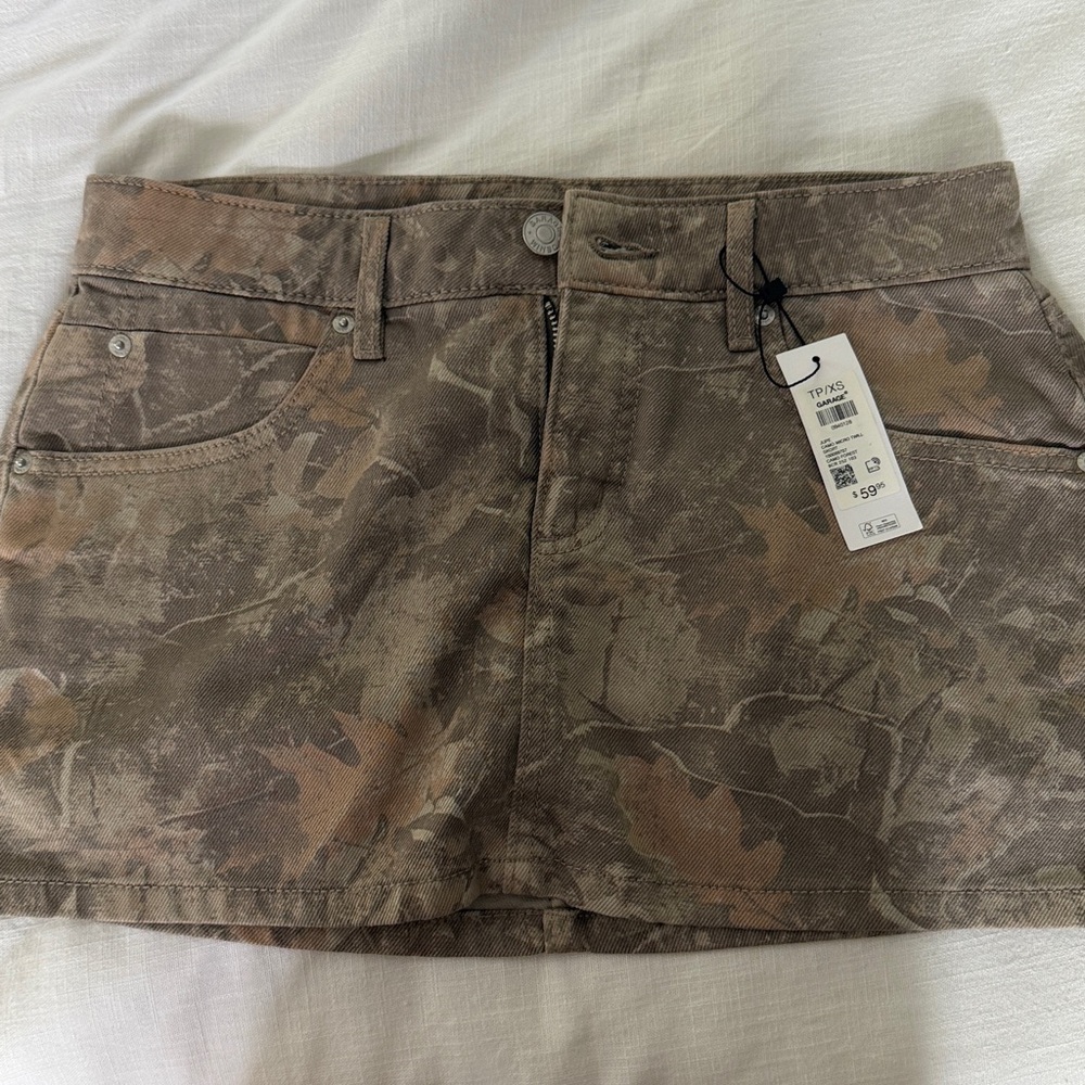 GARAGE BRAND - Camouflage Mini Skort
